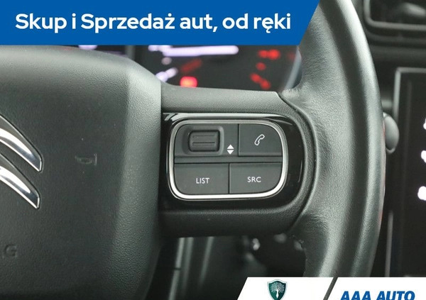 Citroen C3 cena 53000 przebieg: 49793, rok produkcji 2018 z Pruszków małe 172